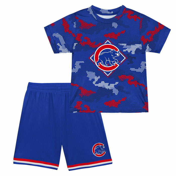 Chicago Cubs Toddler Field Ball Short Set