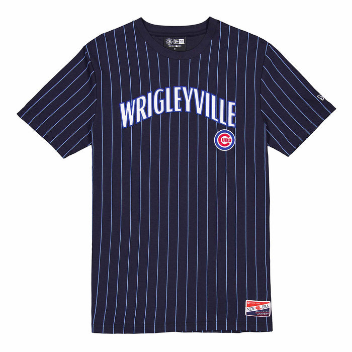 Chicago Cubs Two Sided City Connect Pinstripe T-Shirt