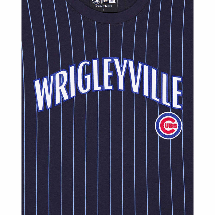 Chicago Cubs Two Sided City Connect Pinstripe T-Shirt