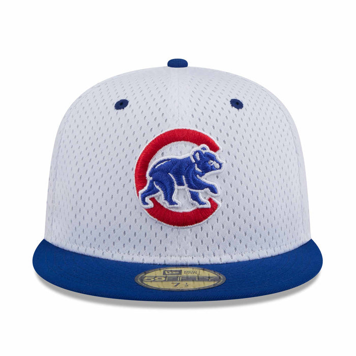 Chicago Cubs Two Tone White Walking Bear 1876 Patch 5950 Fitted Cap
