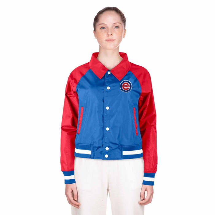 Chicago Cubs Women's Bullseye Coaches Jacket