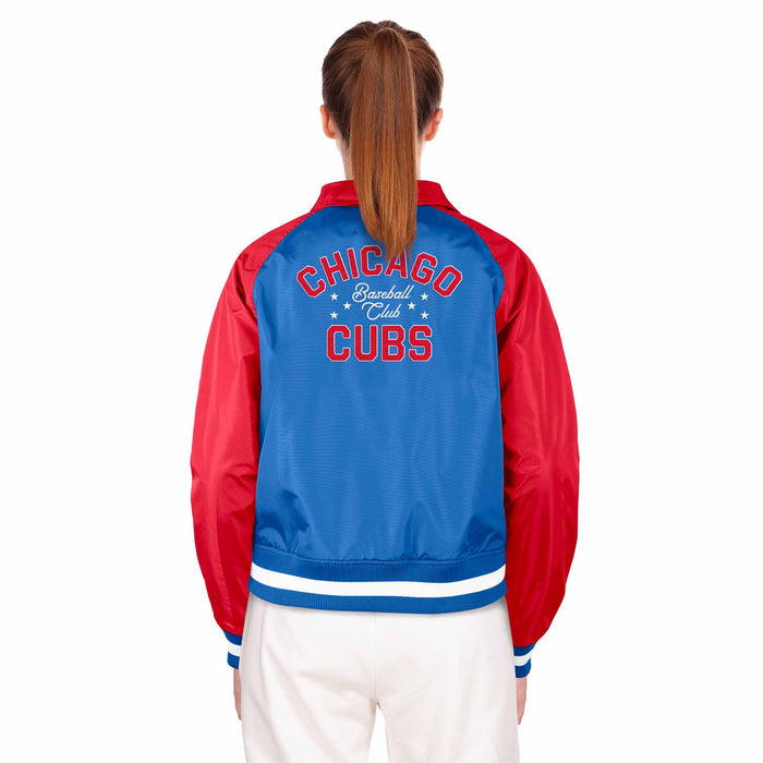 Chicago Cubs Women's Bullseye Coaches Jacket