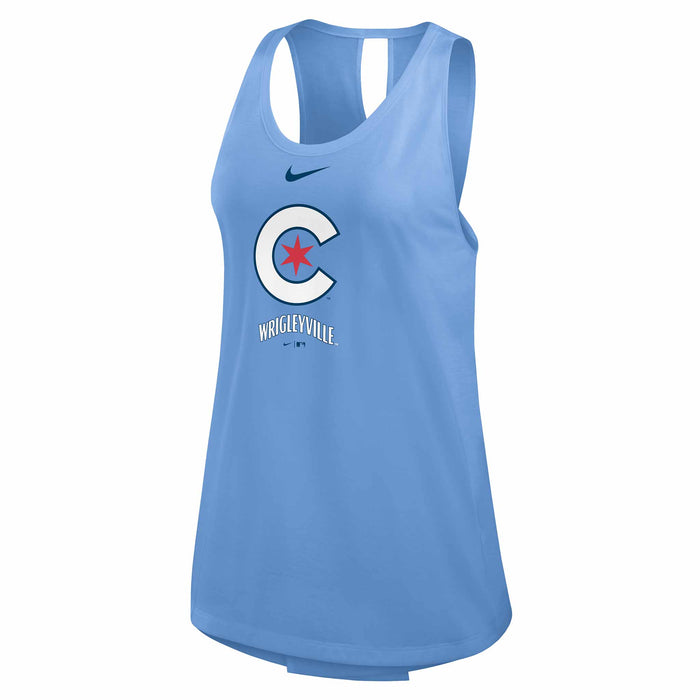 Chicago Cubs Nike Women's City Connect Criss Cross Tank