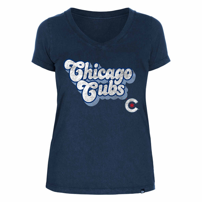 Chicago Cubs Women's City Connect V-Neck T-Shirt