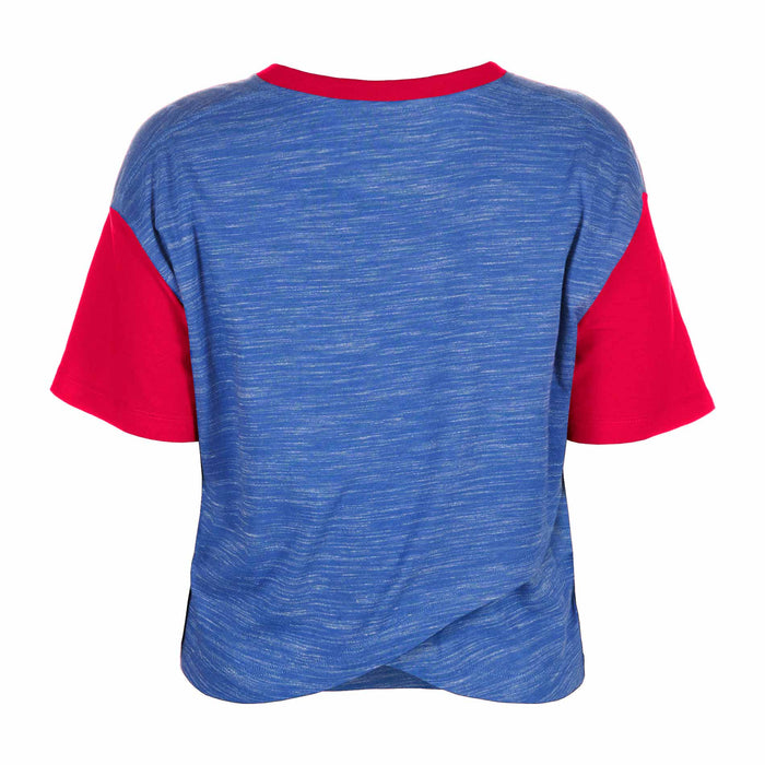 Chicago Cubs Women's Two Tone Baseball Club T-Shirt
