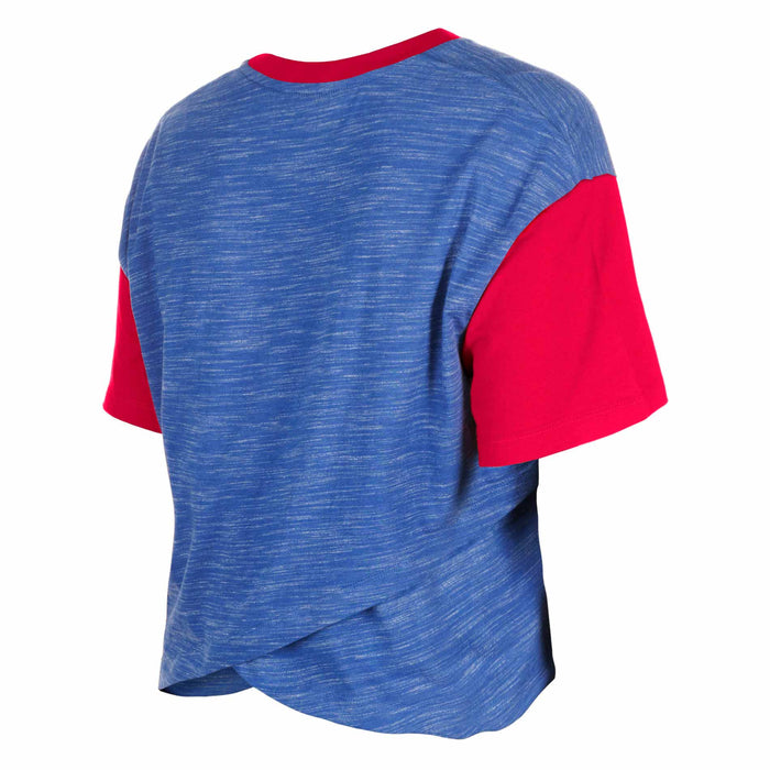 Chicago Cubs Women's Two Tone Baseball Club T-Shirt