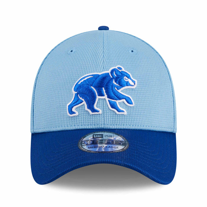 Chicago Cubs Youth 2024 Spring Training 39THIRTY Stretch Fitted Cap