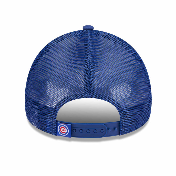 Chicago Cubs Youth 9FORTY Throwback Rear Bullseye Trucker Cap