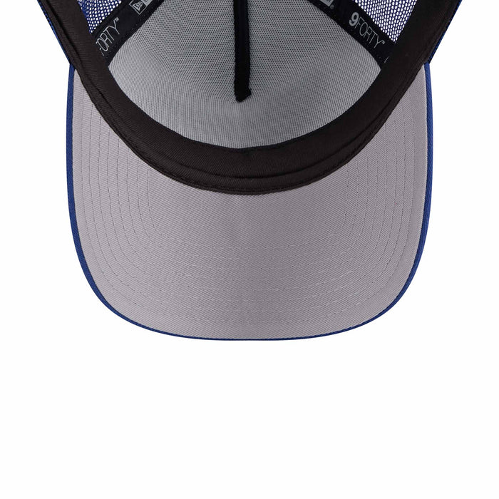 Chicago Cubs Youth 9FORTY Throwback Rear Bullseye Trucker Cap