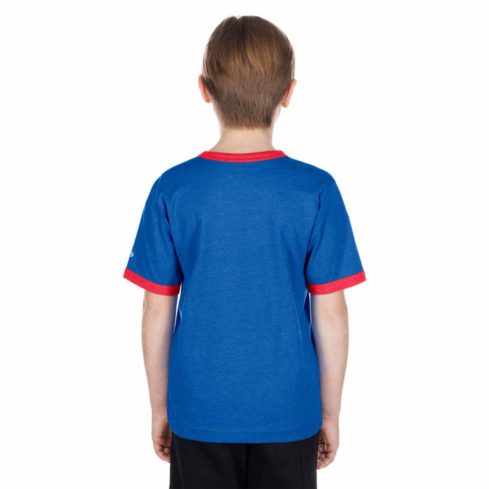 Chicago Cubs Youth Bullseye Ringer T-Shirt