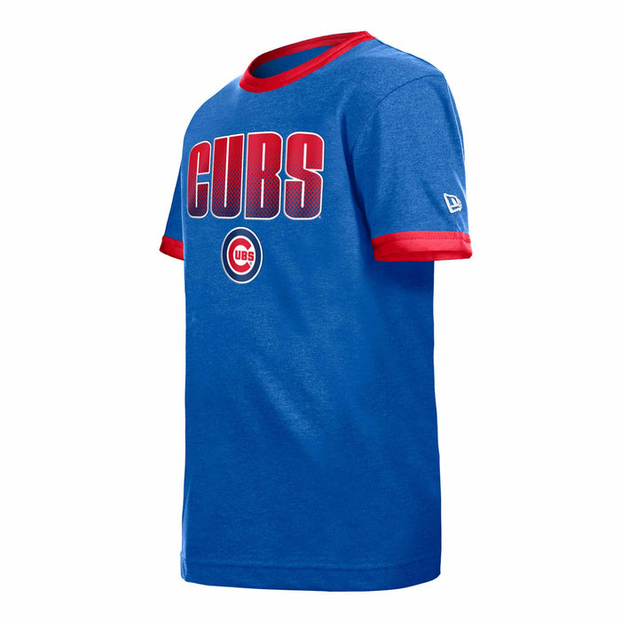 Chicago Cubs Youth Bullseye Ringer T-Shirt