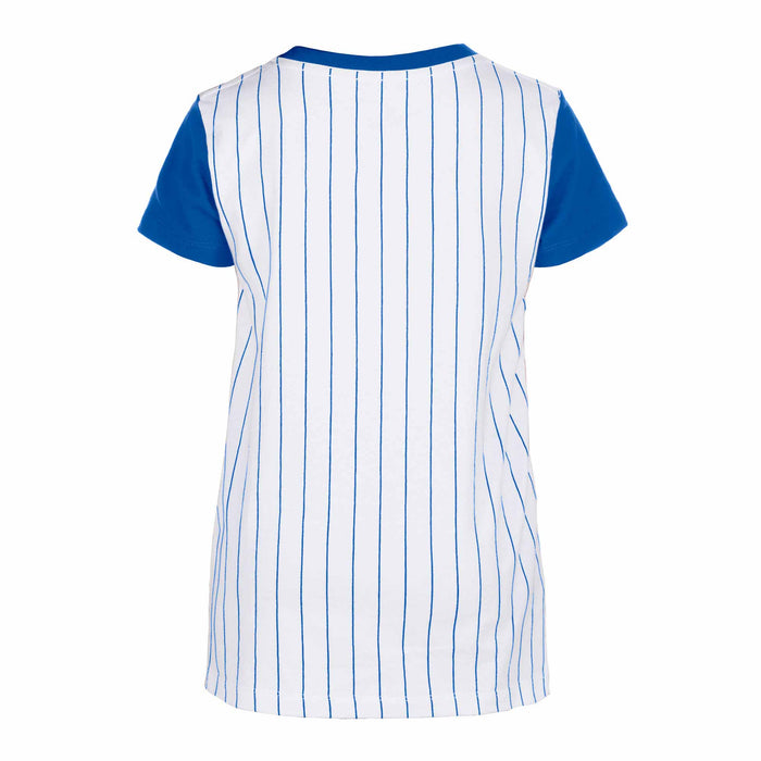 Chicago Cubs Youth Girls Pinstripe T-Shirt