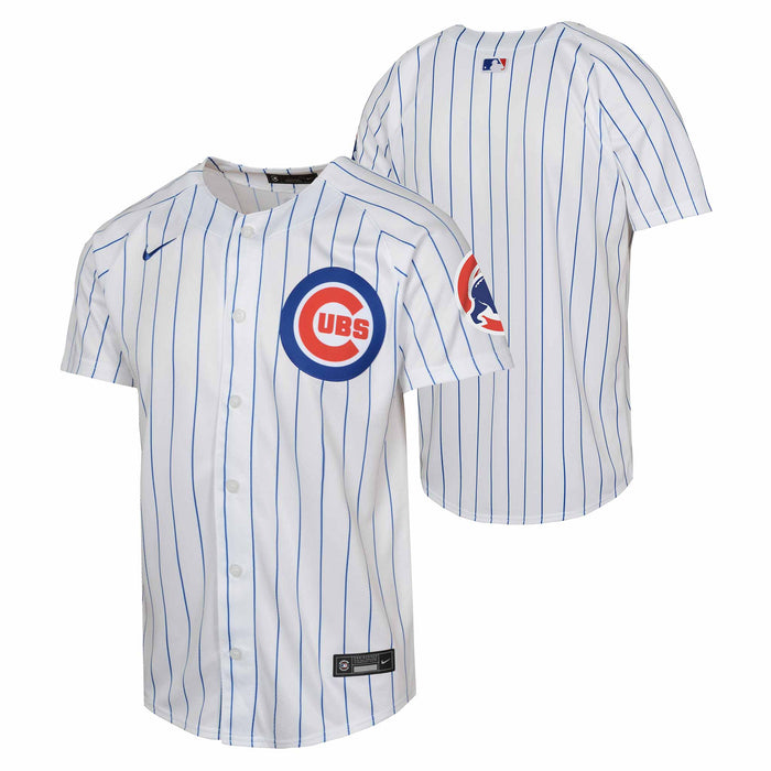 Chicago Cubs Youth Home Nike Home Run Jersey