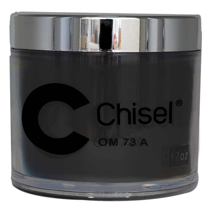 Chisel Nail Art Dipping/Acrylic 2in1 Powder - 12oz BLACK (OM73A) Refill size