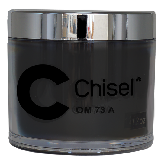 Chisel Nail Art Dipping/Acrylic 2in1 Powder - 12oz BLACK (OM73A) Refill size