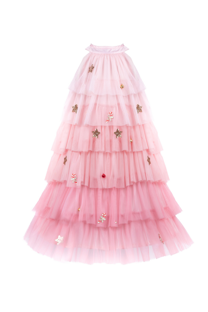 Christmas Tree Dress & Headpiece