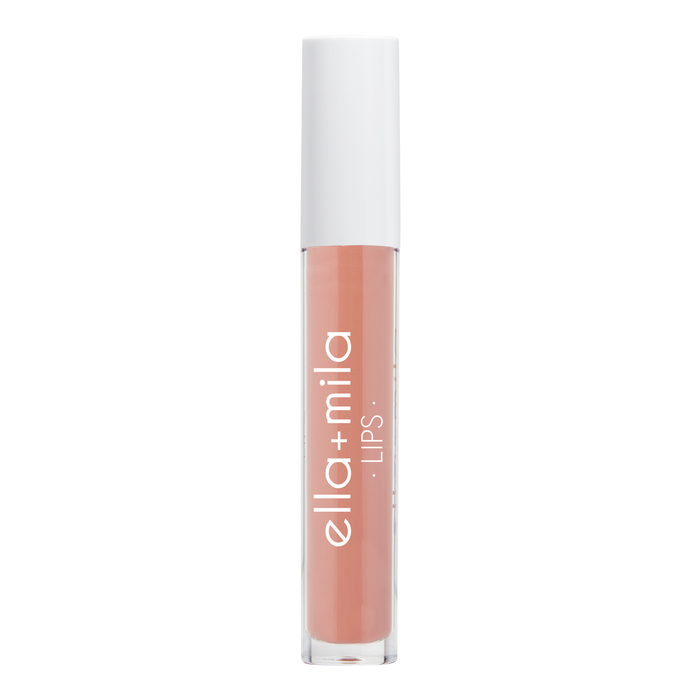 City Girl terracotta nude lip gloss tube – ella+mila Lips