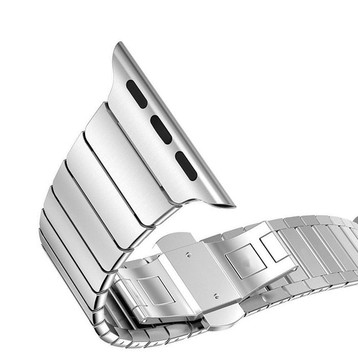 Classic Sleek Stainless Steel Link Band For Apple Watch Multiple Colors Available