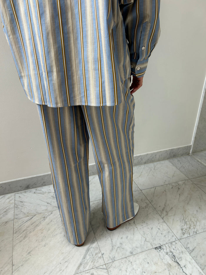 Claude Pants, Grid Stripe BASERANGE