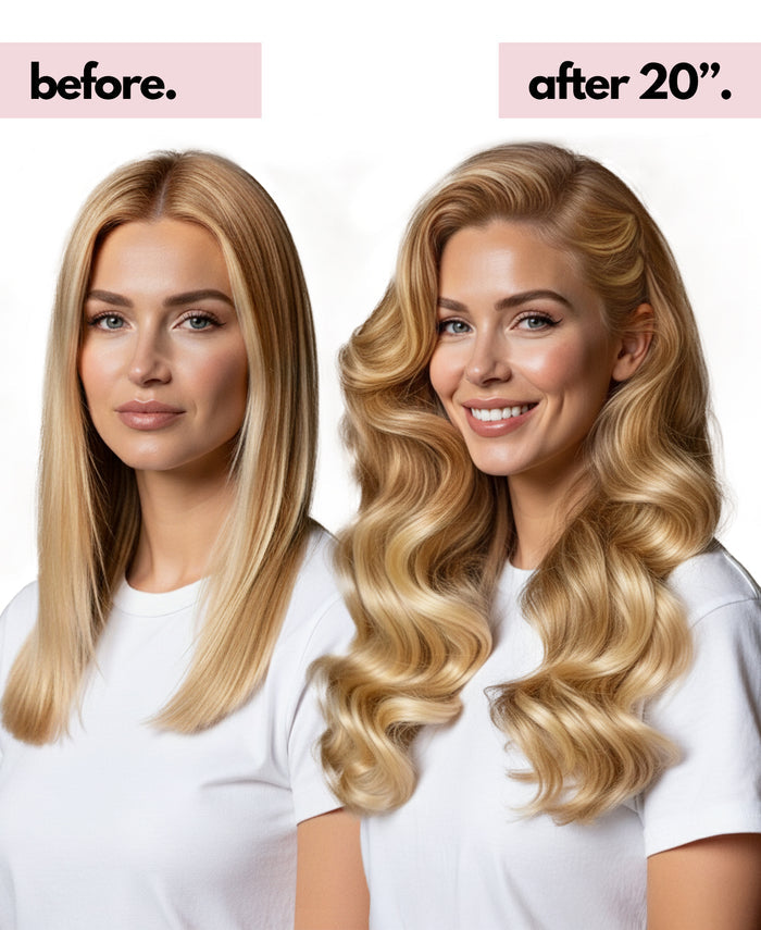 clip-in hair extensions blonde balayage.