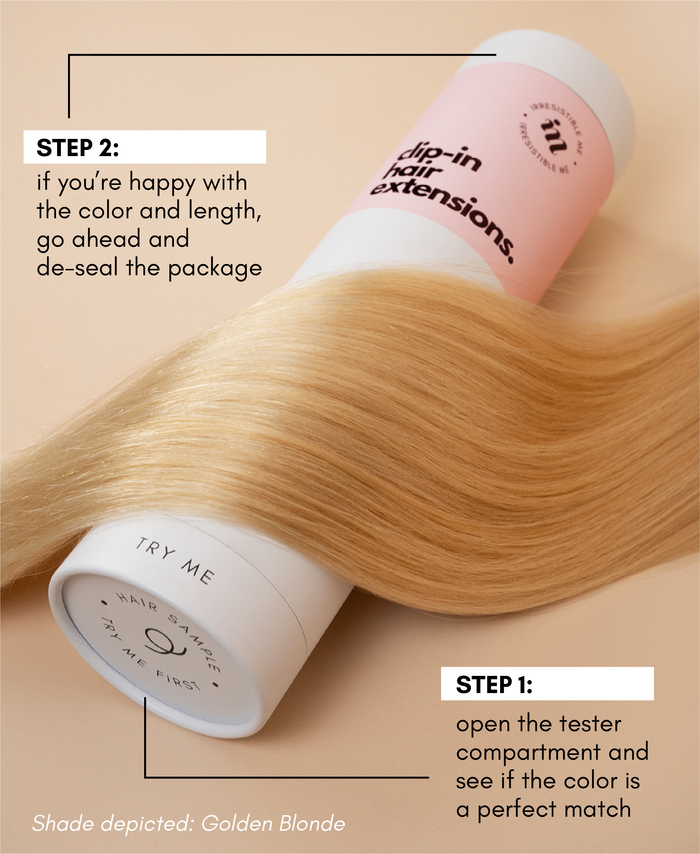 clip-in hair extensions blonde balayage.