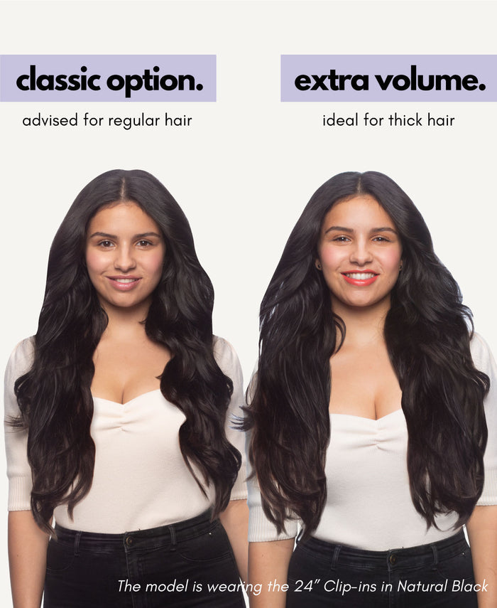 clip-in hair extensions blonde balayage.