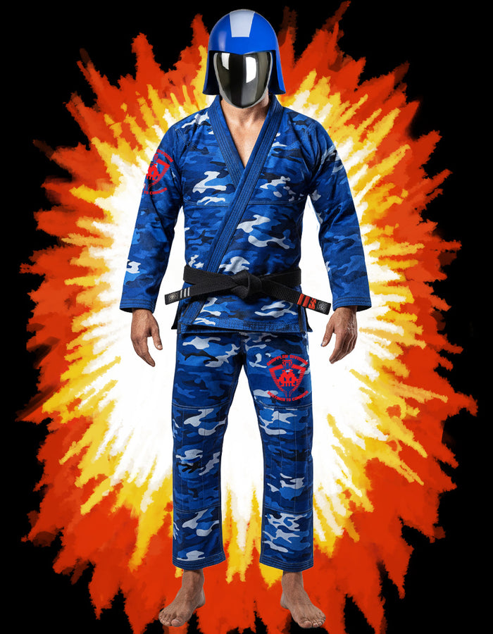 cobra commander blue camo jiu jitsu gi