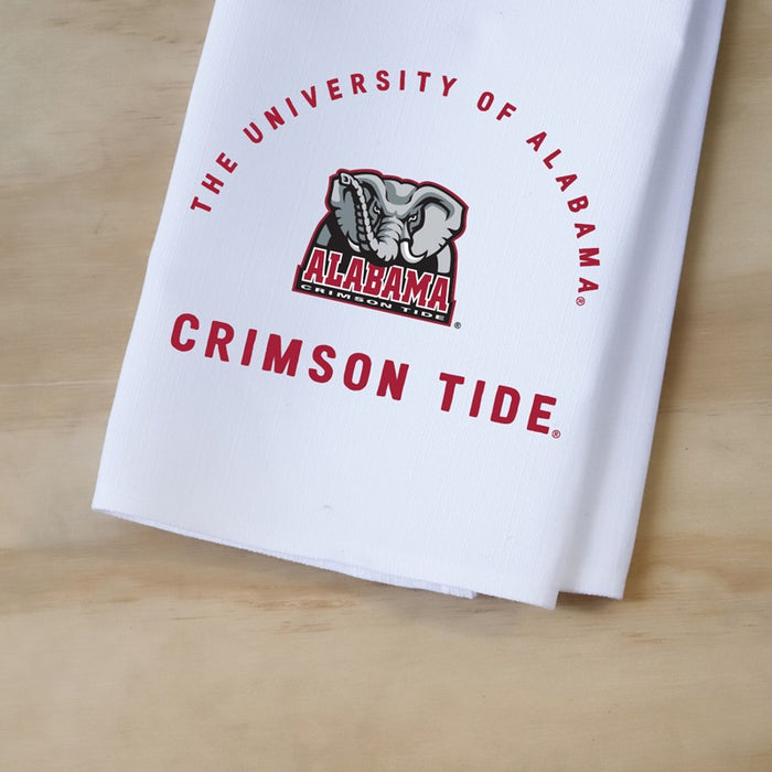Collegiate Team Arched Alabama Tea Towel