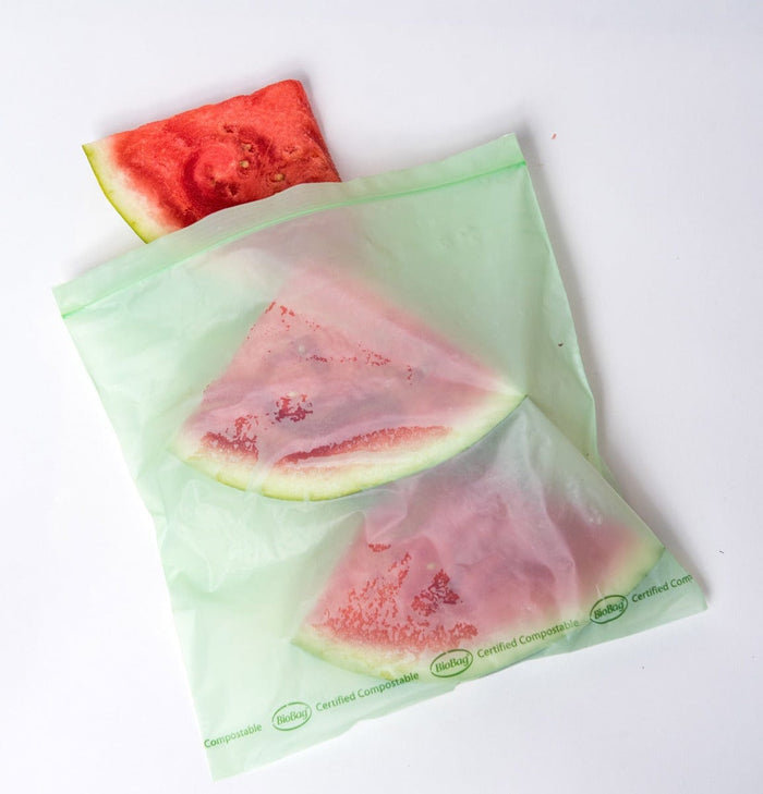 BioBag Compostable & Resealable Gallon-Size Bags - 15pk