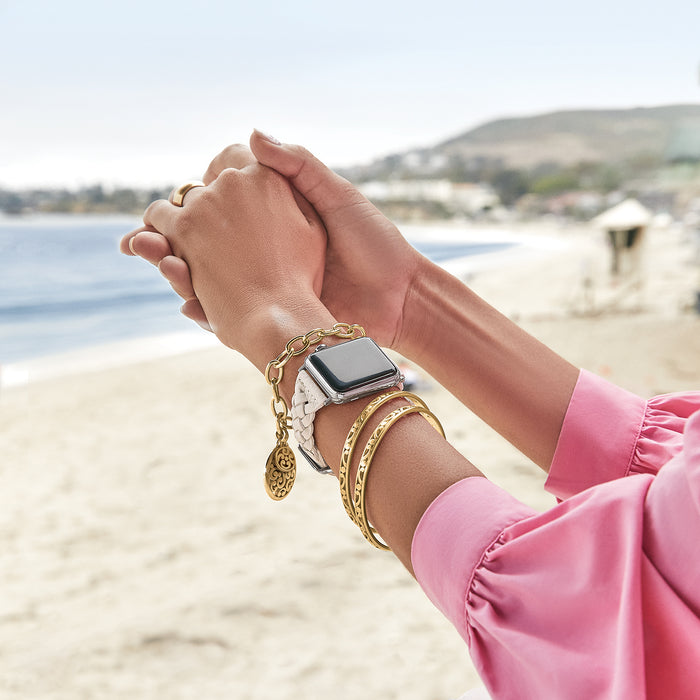 Contempo Medallion Link Bracelet - Gold