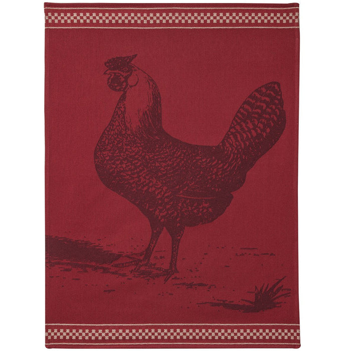 Poule Rousse Tea Towel - Belle De Provence