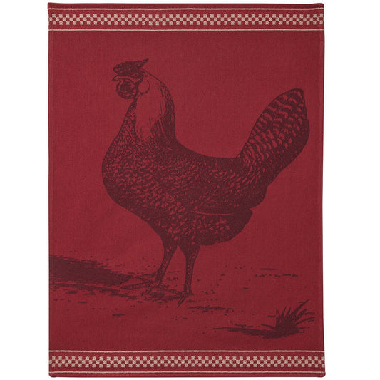 Poule Rousse Tea Towel - Belle De Provence