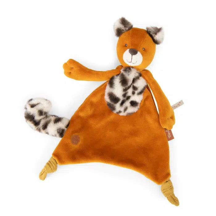 Moulin Roty - Cuddle Cloth -  La forêt Mawa - Taigo Leopard