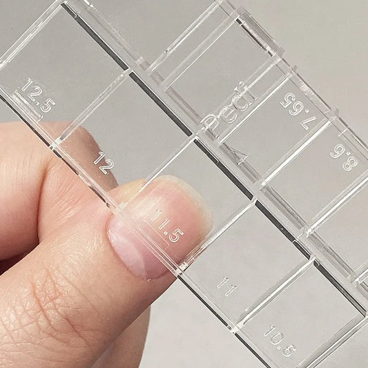DANJINAIL Summer Peach Nail Ruler