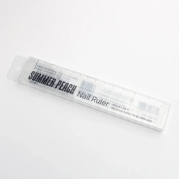 DANJINAIL Summer Peach Nail Ruler