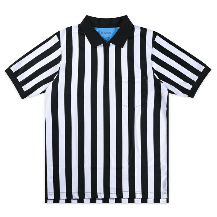 Davis BFX 1" Stripe Football Referee Shirt