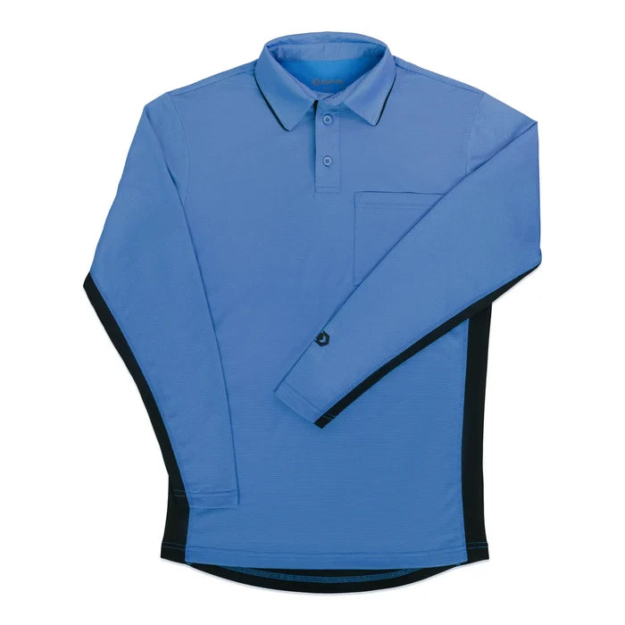 Davis BFX MLB Homage V2 Side Panel LS Sky Blue Umpire Shirt