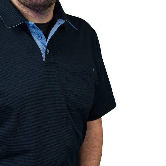 Davis BFX MLB Replica Black Umpire Shirt w/ Numbers