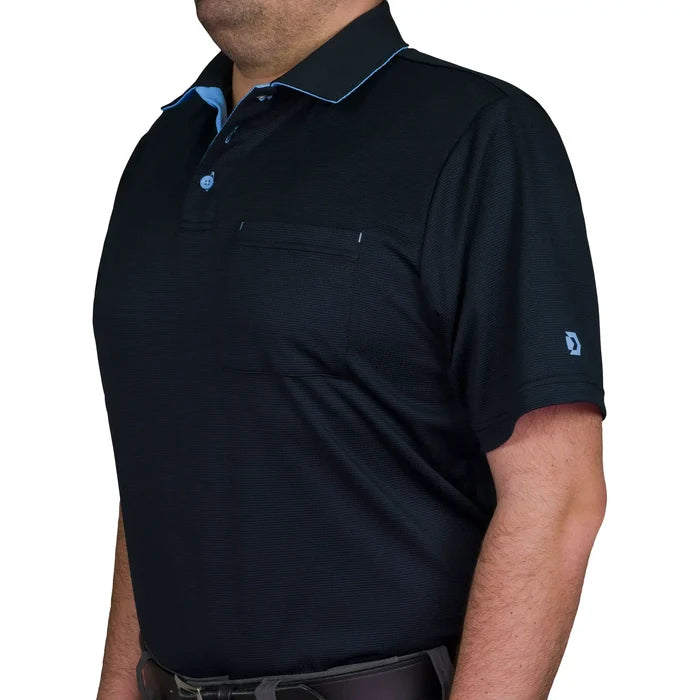 Davis BFX MLB Replica Black Umpire Shirt w/ Numbers