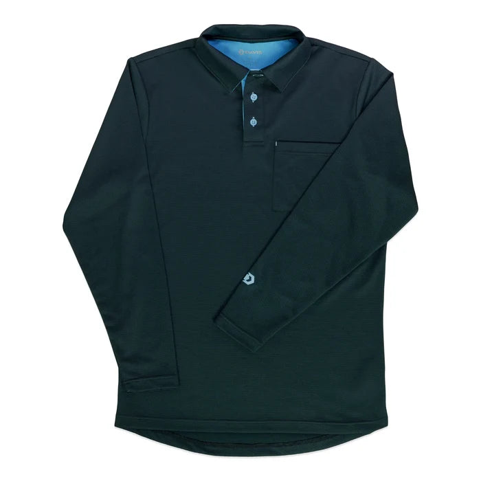 Davis BFX MLB Replica LS Black Umpire Shirt w/ Numbers
