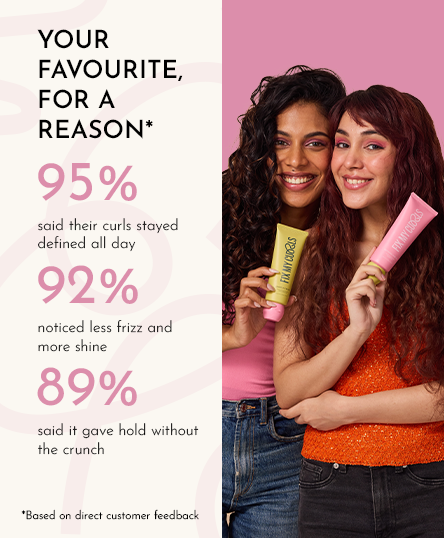 The percentage of customers' reviews after using Defining Hair Gel has been highlighted