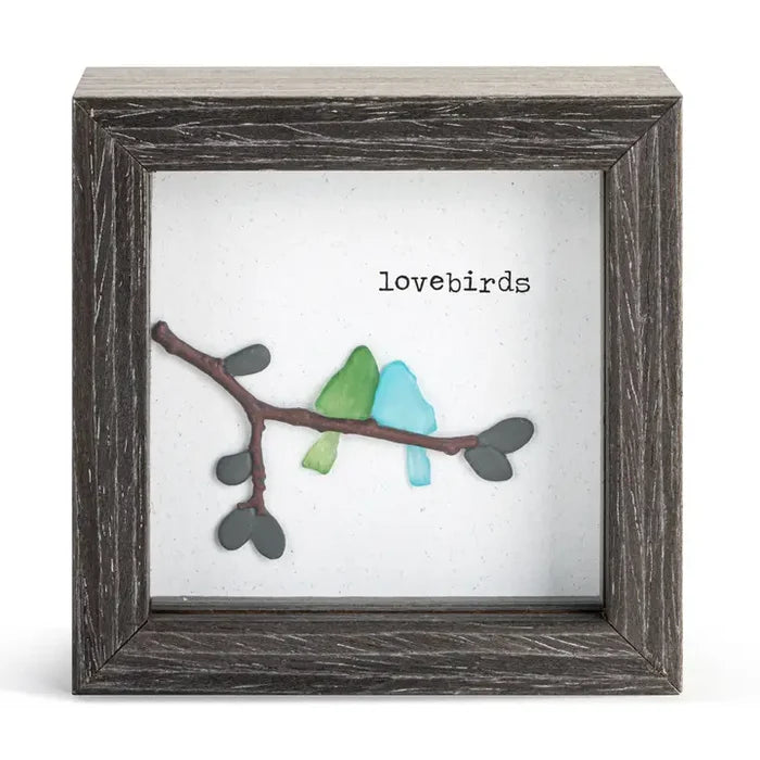 Demdaco Love Birds Shadow Box