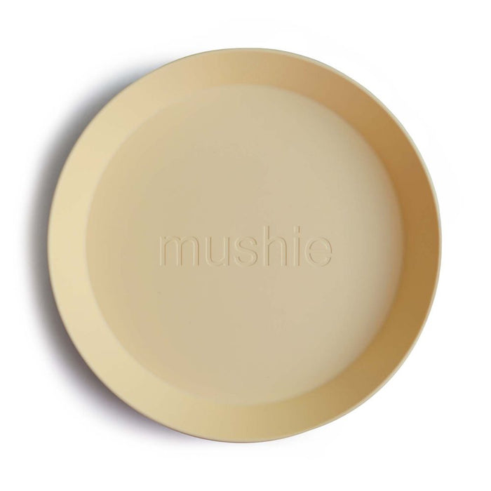 Mushie - Dinner Plate - Round - Pale Daffodil