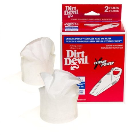 Dirt Devil Filters for Extreme Power Rechargeable Handheld Vacuum Part 3ME1300001