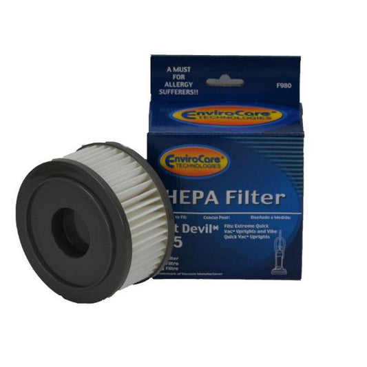 Dirt Devil Type F15 Vacuum Filter Part F980
