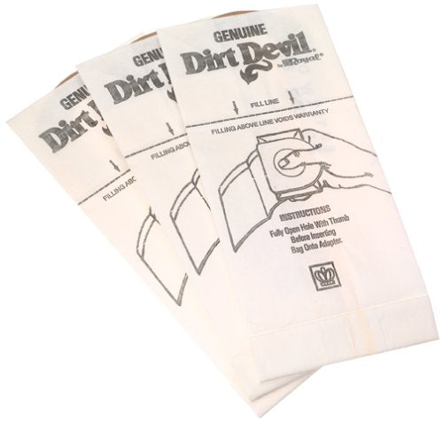 Dirt Devil Type G Handheld Vacuum Bags Part 3010347001