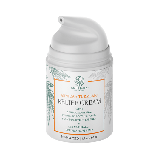 DISCONTINUED - Arnica & Turmeric Relief Cream 500MG Broad Spectrum CBD Oil | On The Green