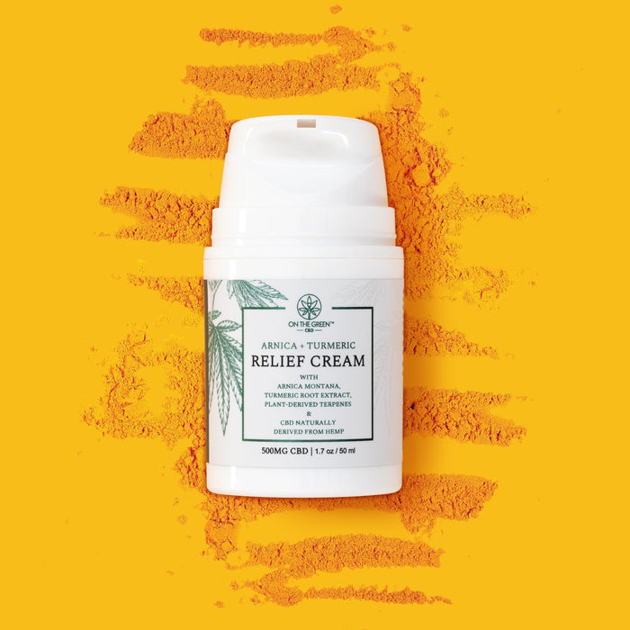 DISCONTINUED - Arnica & Turmeric Relief Cream 500MG Broad Spectrum CBD Oil | On The Green