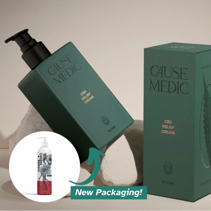 DISCONTINUED - NEW REPLACEMENT ITEM AVAILABLE! - Travel CBD Infused Pain Cream  (3.4 oz) | Cause + Medic