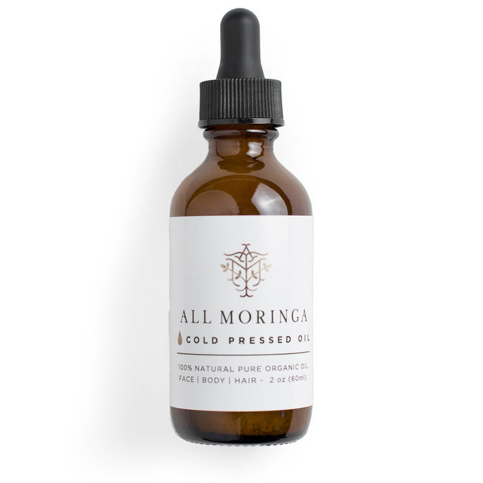 DISCONTINUED - Premium Pure 100% All Natural Organic Moringa Oleifera Cold Press Seed Oil (Ben oil) for Face, Body, and Hair | All Moringa